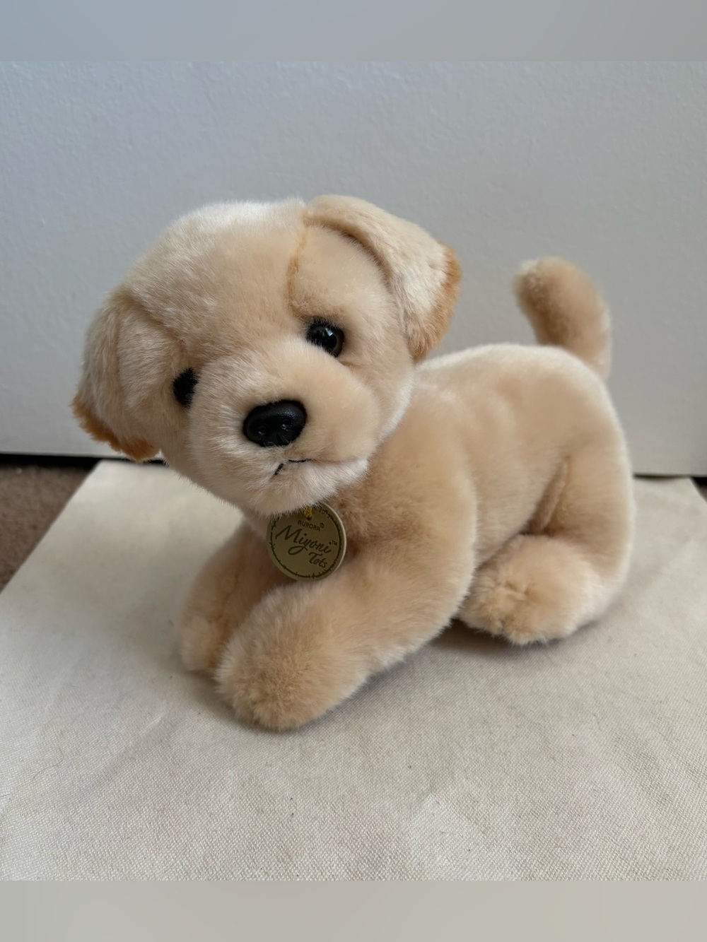 Aurora Miyoni Tots Yellow Lab Golden Retriever Puppy Dog Plush 2022 NWOT
